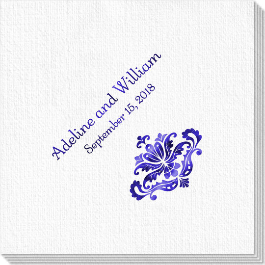 Simply Ornate Scroll Luxury Deville Napkins
